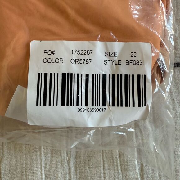 NWT J. Crew Active Colorblock One-Piece - Bright Canteloupe Size 22 - Picture 11 of 11